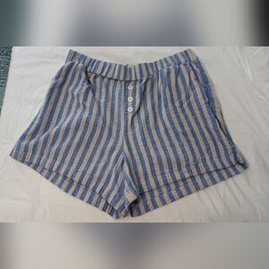 Madewell Cotton Stripped Shorts